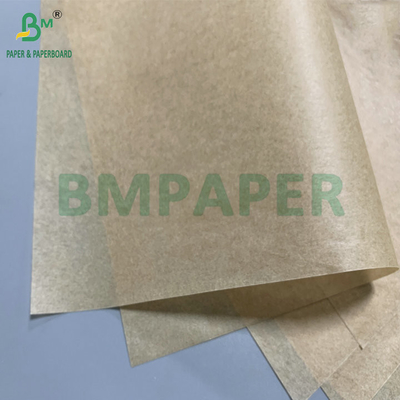 35gm 45gm Không dính làm bánh giấy giấy da màu nâu giấy chống dầu