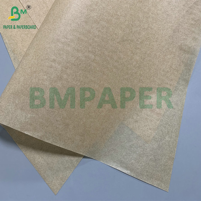 35gm 45gm Không dính làm bánh giấy giấy da màu nâu giấy chống dầu