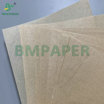 35gm 45gm Không dính làm bánh giấy giấy da màu nâu giấy chống dầu