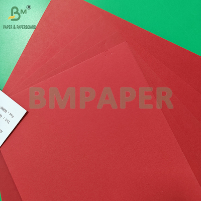 120-400gm Bảo vệ môi trường giấy bọc Kraft màu đỏ để đóng gói quà tặng