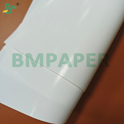 75gm Một mặt bóng một mặt mờ ướt hiệu lực nhãn giấy cuộn
