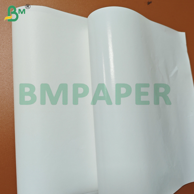 75gm Một mặt bóng một mặt mờ ướt hiệu lực nhãn giấy cuộn