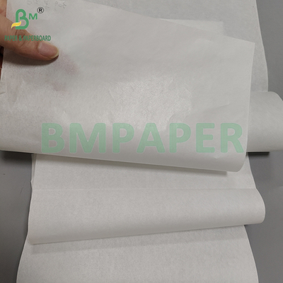 Giấy gốc sáp trắng 30gsm 35gsm không tráng phủ để gói thực phẩm chiên