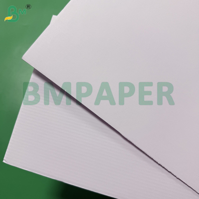 Cả hai mặt màu trắng không có lớp phủ E Flute Corrugated Board 140g + 100g + 140g