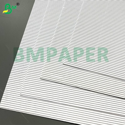 Giấy sóng một mặt màu trắng in được 100Gsm dùng để đóng gói hộp