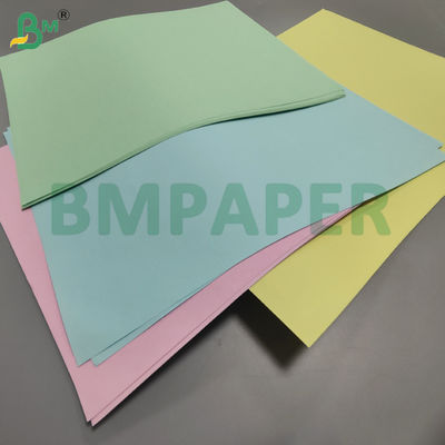 55gsm 80gsm NCR Carbonless Copy Paper 70 x 100cm Độ nhạy cao Hình ảnh màu xanh