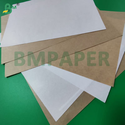 60g 70g MG White Brown Paper For Takeaway Bags Excellent Strength 67cm 102cm