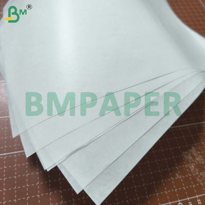 Single Sided Glazed Kraft Paper 35gsm Bleached White MG Paper