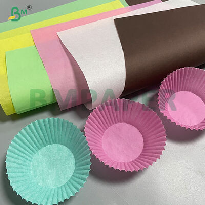 40g 50g Cà phê trắng hồng chống mỡ giấy da nướng Cupcake Liner