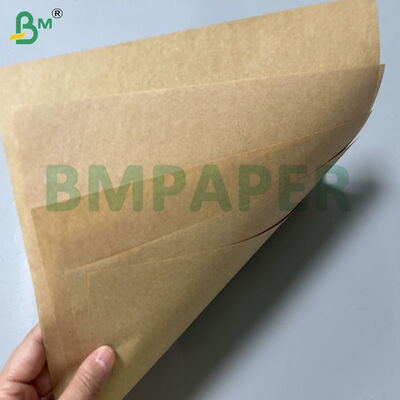 60gm 70gm giấy chống mỡ màu nâu cho margarine 1000mm 1100mm