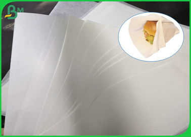 Giấy giấy Kraft MG FDA được chứng nhận 30gsm 35gsm 40gsm cho đóng gói giấy bọc bánh hamburger