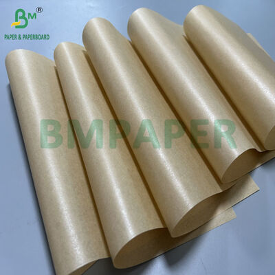 30gsm 35gsm 40gsm Giấy nướng silicon màu nâu để rang chiều rộng 75cm