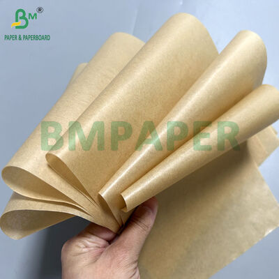 30gsm 35gsm 40gsm Giấy nướng silicon màu nâu để rang chiều rộng 75cm