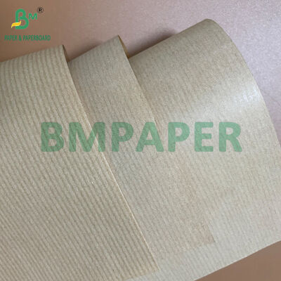 38gsm 40gsm MG Kraft Ribbed Paper Brown In Roll for Gift Bags and Carrier Bags