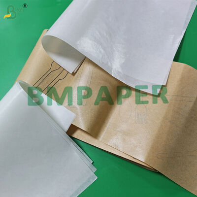 40g + 9g Bảng giấy bọc bếp màu trắng nâu 120mm 160mm Food Safe