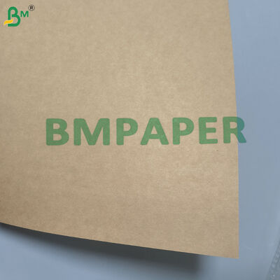 Hộp đựng thực phẩm giấy kraft tráng PE màu nâu Lớp phủ PE chống thấm ở một mặt