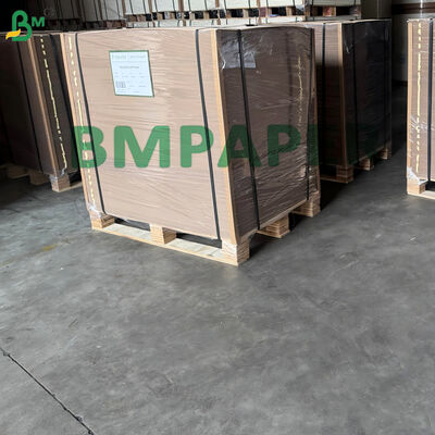 Hộp đựng thực phẩm giấy kraft tráng PE màu nâu Lớp phủ PE chống thấm ở một mặt
