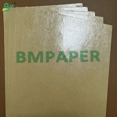 Giấy Kraft Nâu Không Tẩy Trắng Bền & Có Thể Hàn Nhiệt 40-130gsm Có Lớp Phủ PE Dùng Cho Túi Siêu Bền