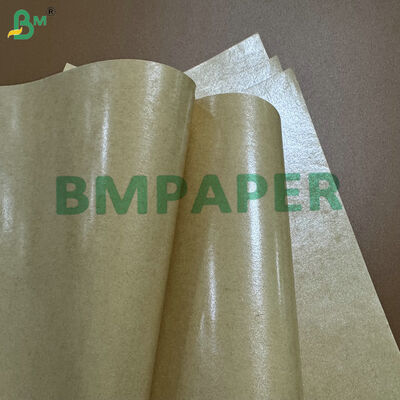 Giấy Kraft Nâu Không Tẩy Trắng Bền & Có Thể Hàn Nhiệt 40-130gsm Có Lớp Phủ PE Dùng Cho Túi Siêu Bền