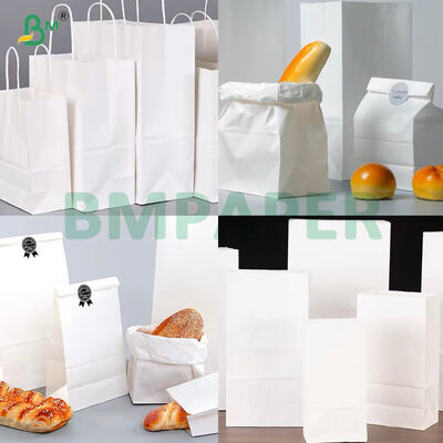 Giấy Kraft Trắng Tự Phân Hủy Dạng Cuộn & Tờ Cho Túi Giấy Đựng Bánh Mì Bao Bì Thực Phẩm