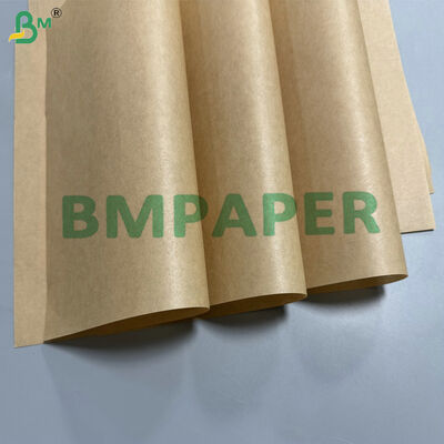 Bảng giấy Kraft màu nâu chống mỡ thân thiện với môi trường 30-45gm Bảng giấy bọc thực phẩm cho bánh mì bánh ngọt Bao bì mang đi