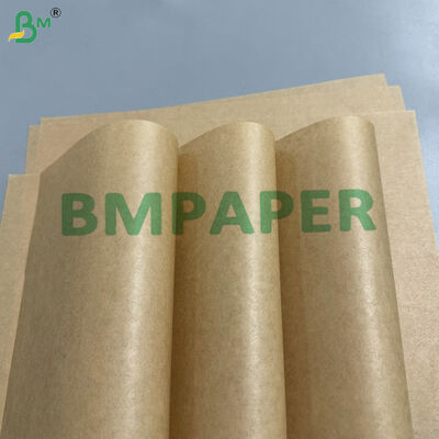 Bảng giấy Kraft màu nâu chống mỡ thân thiện với môi trường 30-45gm Bảng giấy bọc thực phẩm cho bánh mì bánh ngọt Bao bì mang đi