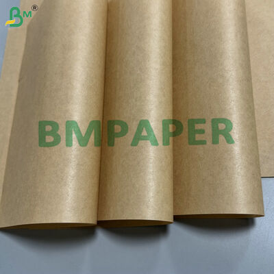 Bảng giấy Kraft màu nâu chống mỡ thân thiện với môi trường 30-45gm Bảng giấy bọc thực phẩm cho bánh mì bánh ngọt Bao bì mang đi
