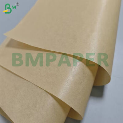 Giấy nướng hai mặt tráng silicon 42gsm màu nâu dùng để hấp
