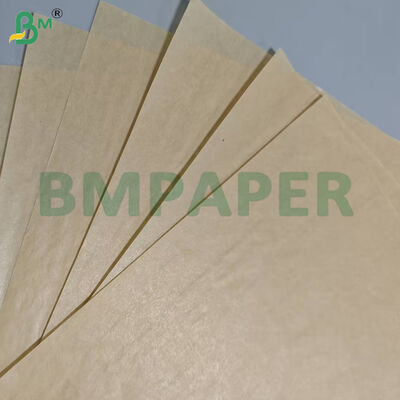 Giấy nướng hai mặt tráng silicon 42gsm màu nâu dùng để hấp