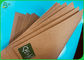 Giấy cuộn tái chế lớp AA / 80g đến 400g giấy kraft không tráng màu nâu