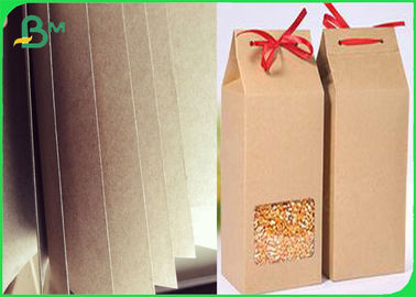 Bobina De Papel Kraft tái chế 110 - 220gsm chống ẩm cho bao bì