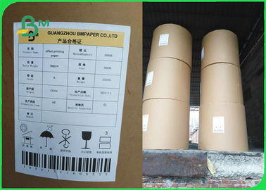 70gm 80gm 100gm Bảng giấy Offset không phủ cho sách Độ mịn cao