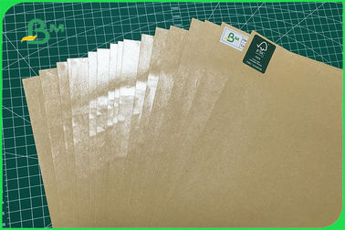 Giấy chống thấm dầu đơn PE Giấy kraft nâu 30 đến 350gsm FDA FSC ISO SGS