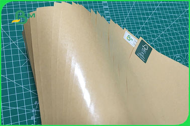 Giấy chống thấm dầu đơn PE Giấy kraft nâu 30 đến 350gsm FDA FSC ISO SGS