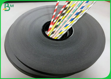 60G 15mm Solid Black Slit Paper Roll Với Chứng chỉ FDA được chấp thuận