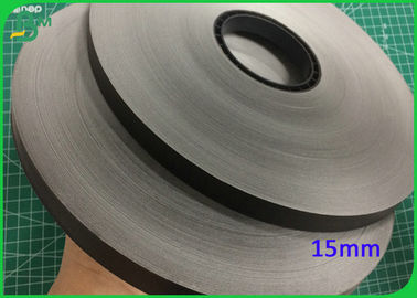 60G 15mm Solid Black Slit Paper Roll Với Chứng chỉ FDA được chấp thuận