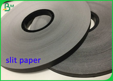 60G 15mm Solid Black Slit Paper Roll Với Chứng chỉ FDA được chấp thuận