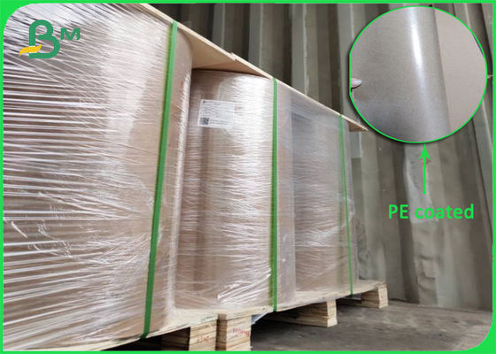 Cuộn giấy kraft màu nâu PE phủ một mặt 80gm