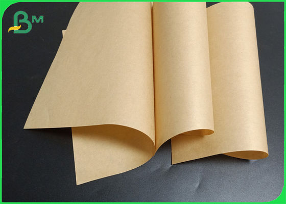 FDA chứng nhận 50gsm 50gsm 60gsm Bao bì thực phẩm giấy Kraft màu nâu tự nhiên Jumbo Roll