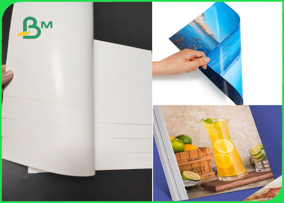 Giấy kỹ thuật số Laser 250gsm Trắng tráng 2 mặt Kết thúc GLossy