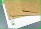 Bột giấy nguyên chất Dựa trên 365gsm Đất sét trắng Tráng giấy Kraft