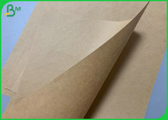 FSC Food Grade 70g 120g Brown Kraft Paper Roll để bọc thịt