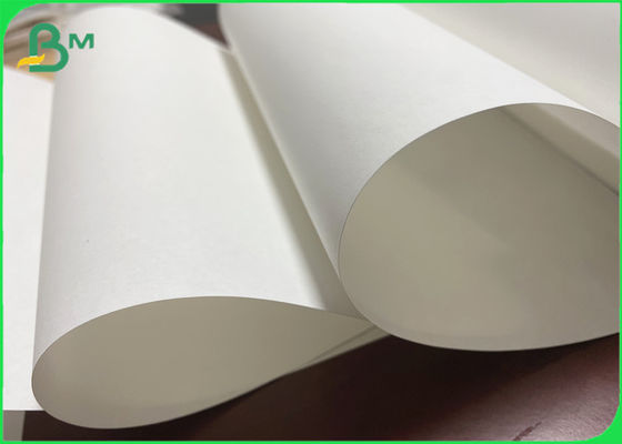 80gsm - 120gsm A0 A1 Kích thước có thể in Túi giấy mua sắm màu trắng Giấy Kraft
