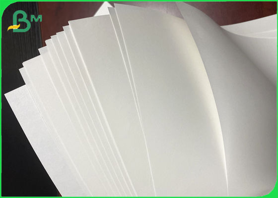 80gsm - 120gsm A0 A1 Kích thước có thể in Túi giấy mua sắm màu trắng Giấy Kraft