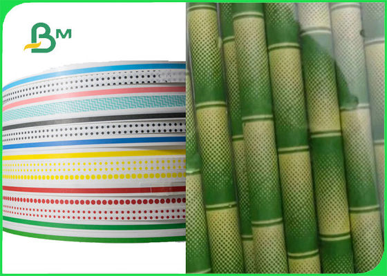 Giấy Kraft in 60GSM 120GSM FDA cho ống hút 13,7MM 14,2MM
