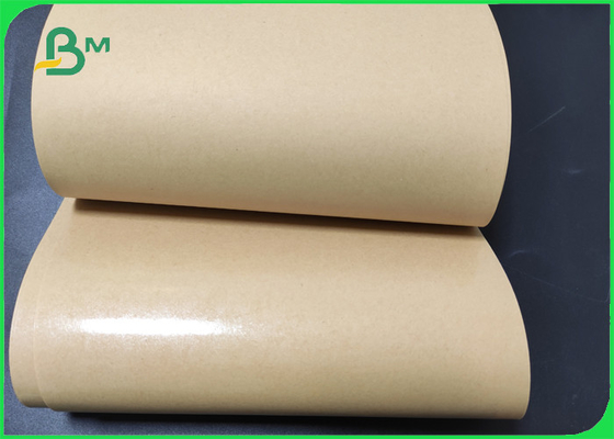 60gsm 80gsm PE tráng Kraft nâu 780mm Bao bì bánh mì Túi giấy