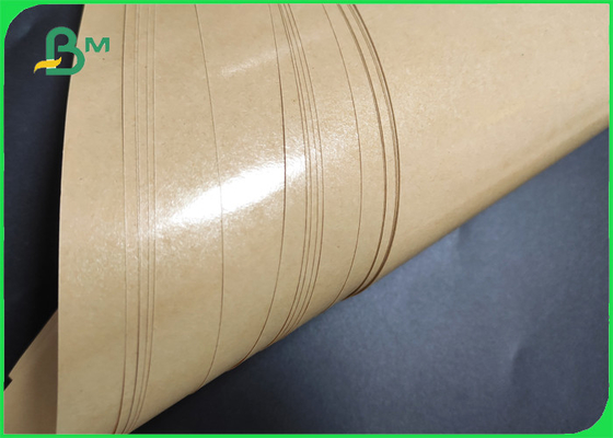 60gsm 80gsm PE tráng Kraft nâu 780mm Bao bì bánh mì Túi giấy
