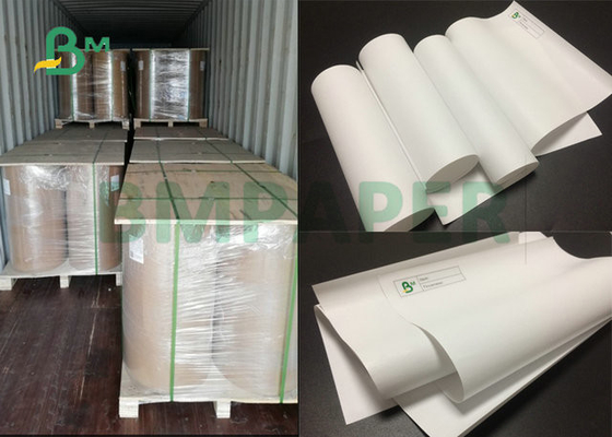 Cuộn giấy nhiệt khổ lớn chiều rộng 410mm 880mm 48gr 55gr cho giấy POS