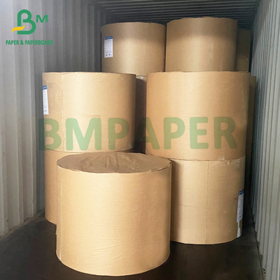 Untear Brown Kraft chống mỡ khoai tây chiên hộp PE phủ giấy