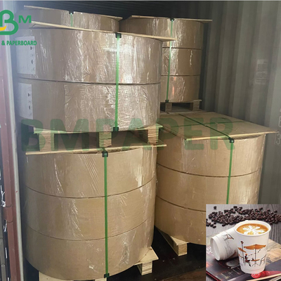 200g Không thấm nước tùy chỉnh PE phủ giấy trắng Cup nguyên liệu